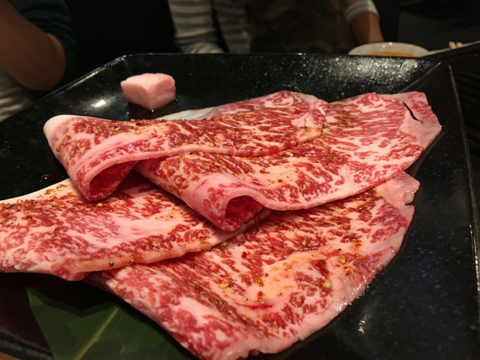 和牛の焼肉の写真
